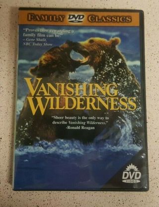 Vanishing Wilderness Dvd Rare Oop Family Classics.  Wilderness Family Series.