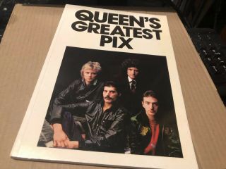 Queen Greatest Pix 1 1981 Picture Book Very Rare