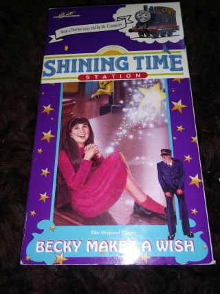 Shining Time Station Becky Makes A Wish Rare Vhs Thomas The Train