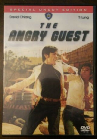 The Angry Guest Dvd Out Of Print Rare Shaw Brothers Special Uncut Edition Oop