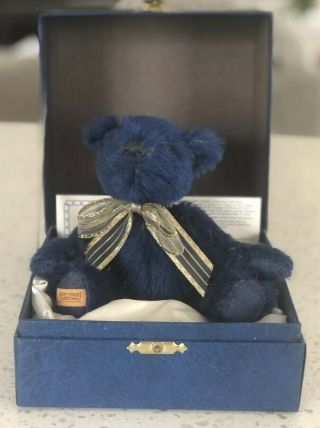 Rare Merrythought Blue Sapphire Anniversary Bear Limited Edition Of 2500 117