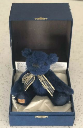 Rare Merrythought Blue Sapphire Anniversary Bear Limited Edition Of 2500 117 3
