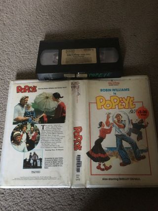 Popeye (1980) Very Rare & Disney/roadshow Home Video