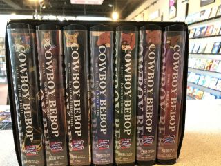 Cowboy Bebop Collectors Box Set 1 — Vhs Set Rare (7 Vhs Tapes In All)
