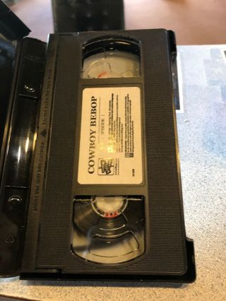 Cowboy Bebop Collectors Box Set 1 — VHS Set Rare (7 Vhs Tapes In All) 4