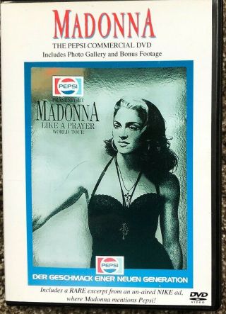 Madonna Like A Prayer Rare Commercial Pepsi Nike Dvd Promo Tour