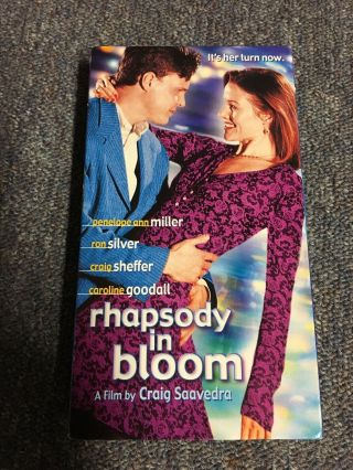 Rhapsody In Bloom Rare Tv Movie Romantic Drama Vhs 1998 Oop Penelope Ann Miller