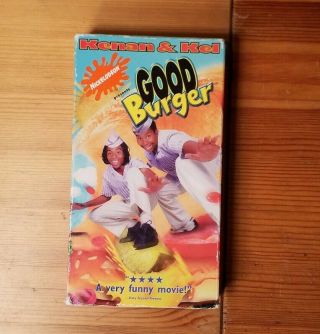Good Burger (1997) On Vhs Kenan & Kel Nickelodeon Rare And Oop Comedy