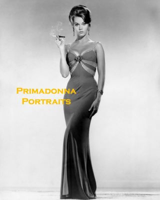 Jane Fonda 8x10 Lab Photo B&w 1962 Sexy Gal,  Busty Seductress Rare Portrait