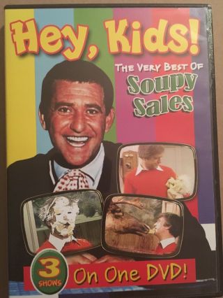 Hey,  Kids The Very Best Of Soupy Sales Dvd Very Rare Classic