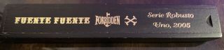 Rare Fuente Fuente 2005 Forbidden X Robusto Empty Coffin Box And Bands