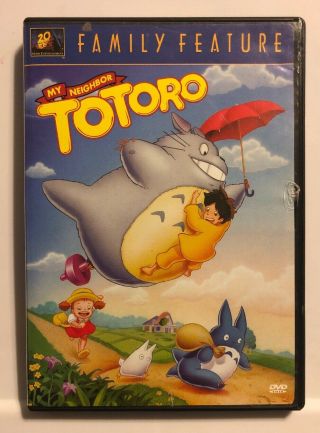 My Neighbor Totoro (dvd,  2002) Very Rare Oop Htf W/ Insert Fox Version