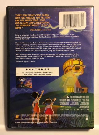 My Neighbor Totoro (DVD,  2002) VERY RARE OOP HTF W/ Insert FOX VERSION 2