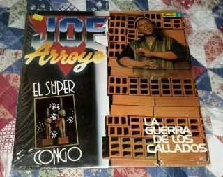 Joe Arroyo " La Guerra De Los Callados Salsa Soul Romanticas Merengue Rare Lp Vg,