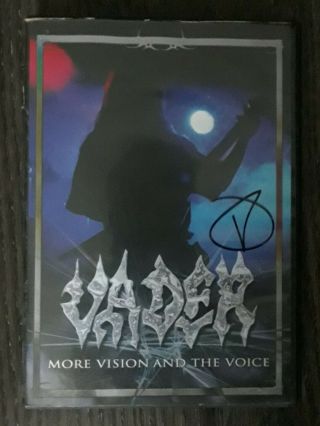 Vader More Vision And/& The Voice Dvd Live & Rare Videos Polish Death Metal Band
