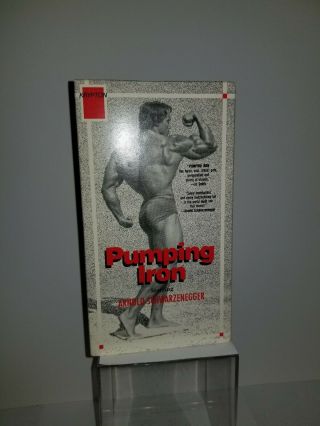 PUMPING IRON VHS 1992 VINTAGE TAPE VIDEO VERY RARE WHITE SLEEVE ARNOLD 2