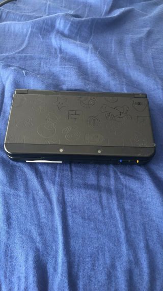 Nintendo 3DS System - - Rare Mario Black Limited Edition 3
