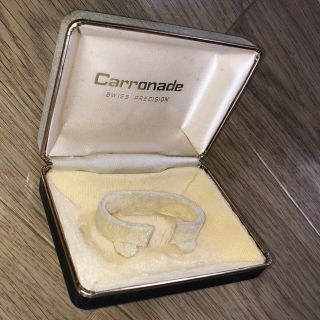 Carronade Watch Box Case Vintage 50s 60s Swiss Made Hard Case Collectors Rare