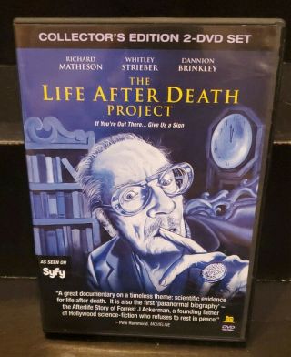 Rare Documentary Movie The Life After Death Project Dvd Forrest Ackerman