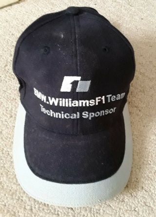 Bmw Williams F1 Team Technical Sponsor Cap / Hat Formula 1 Rare