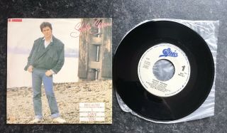 Shakin’ Stevens 7” Because I Love You Portuguese Rare Issue 1986 Ex.  Cond.  Epic