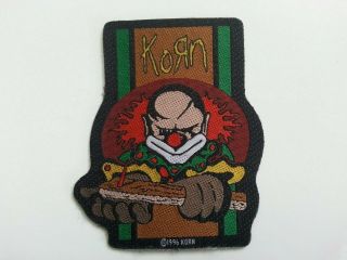 Korn Rare Woven Embroidered Patch,  3x3.  5 Inches Die Cut,  Official