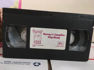 Barney - Barneys Campfire Sing - Along VHS Tape 1990 Rare OOP 4