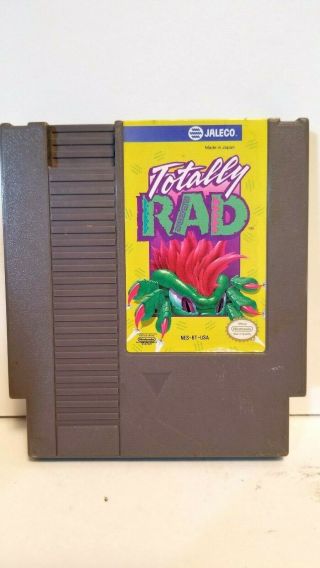 Totally Rad Classic Game Nintendo Nes - Rare - Guaranteed