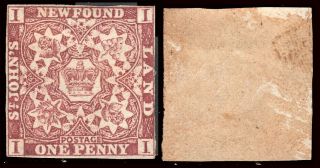 Newfoundland - 1857 - One Penny - - Hinged - & Rare