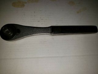 Rare Vtg Stainless Steel 1/2” Drive Craftsman Socket Ratchet Wrench 43766