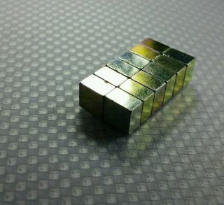 20 Neodymium Cube Magnets.  N52 Strong Rare Earth 8mm × 8mm × 5mm 3
