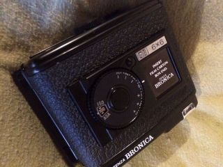 【Rare NEAR Boxed】 Zenza Bronica GS - 1 6x6 120 Film Back 6