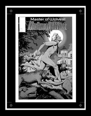 Brian Bolland Animal Man 39 Rare Production Art Cover Art