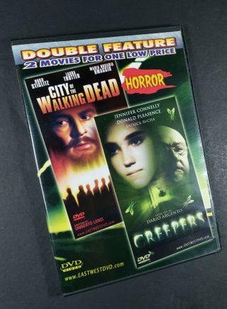City Of The Walking Dead A.  K.  A Nightmare City & Creepers Dvd Combo Horror Rare
