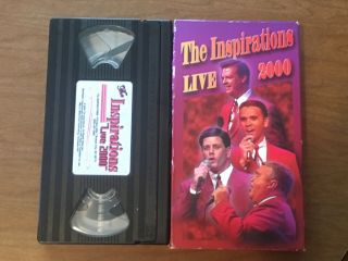 The Inspirations Live 2000 Vhs Video Tape Rare Southern Gospel