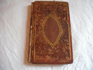 Rare Antique Leather Book (1800) 
