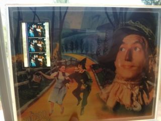 Film Cell Clip 35mm Frame Wizard Of Oz 1995 If I Only Had A Brain Scarecrow Rare