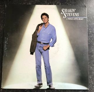 Shakin’ Stevens Vinyl Rare Hong Kong Sample Lp A Whole Lotta Shaky ‘89