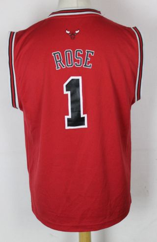 Rose 1 Chicago Bulls Nba Basketball Jersey Youths Xl Rare Adidas