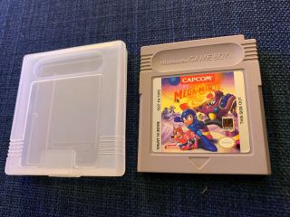 Rare 100 Authentic Mega Man Iv (nintendo Game Boy,  1993) Cart,  Dust Cover