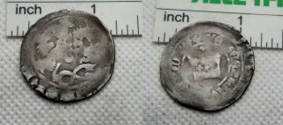 Rare Coin Bohemian Silver Prague Groschen John Of Luxemburg 1310 - 1396 106