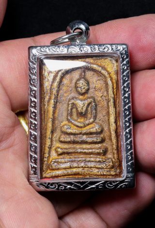 Phra Somdej Relics Luang Phor Toh Wat Phra Kaew Rare Thai Amulet Pendants.  D7