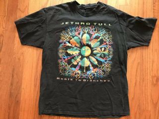 Rare Jethro Tull Roots To Branches Concert Shirt Sized Large - Xlarge