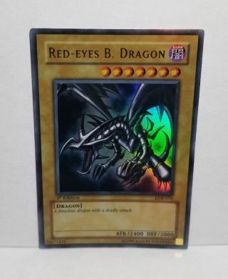 Yu - Gi - Oh Red Eyes B.  Dragon Lob - 070 Ultra Rare 1st Edition Holo M/nm,
