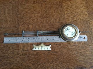 Rare Antique German Kienzle Dr Patent 147023 Wall Clock Pendulum