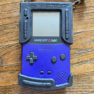 Nintendo Gameboy Color Purple CGB - 001 Game Console - - RARE CASE 2