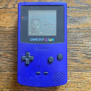 Nintendo Gameboy Color Purple CGB - 001 Game Console - - RARE CASE 4