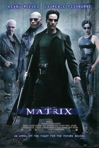 The Matrix Poster Keanu Reeves Rare Hot 24x36 - Uw0