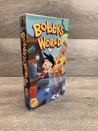 BOBBY’S WORLD Volume 1 One (VHS,  1990) First Two Episodes RARE Cult Cartoons 2