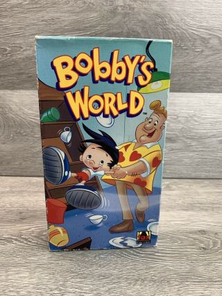BOBBY’S WORLD Volume 1 One (VHS,  1990) First Two Episodes RARE Cult Cartoons 3